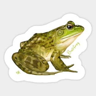 Bullfrog, Ruler of the Pond! Sticker